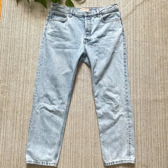 Everlane Light Wash The Relaxed Straight Fit Jeans 29R - Picture 5 of 6